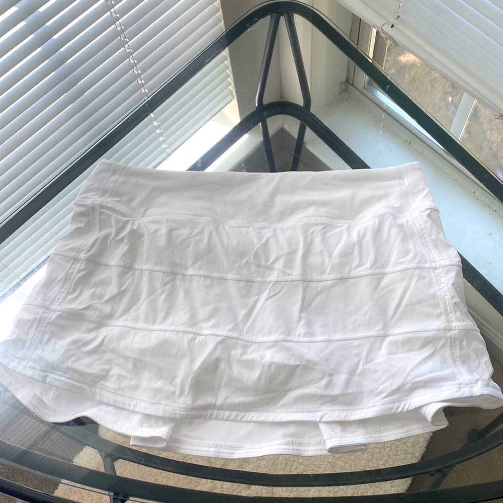 LULULEMON PACE RIVAL SKIRT REGULAR LENGTH 💕 WHITE 8